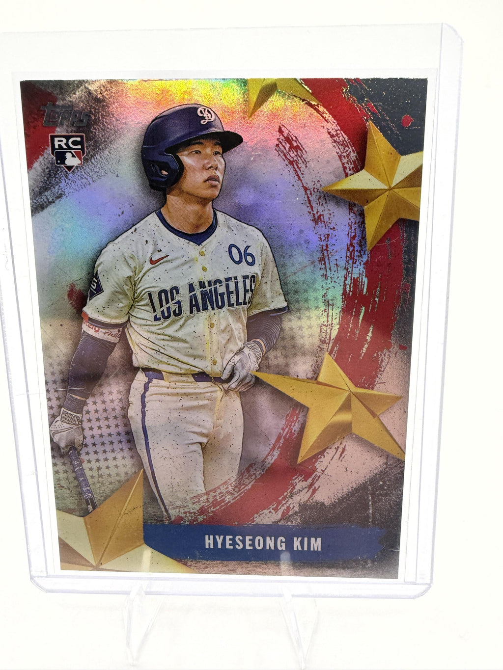 2025 Topps Update Hyeseong Kim RC Card #SMLB-83 Stars of MLB Dodgers Rookie