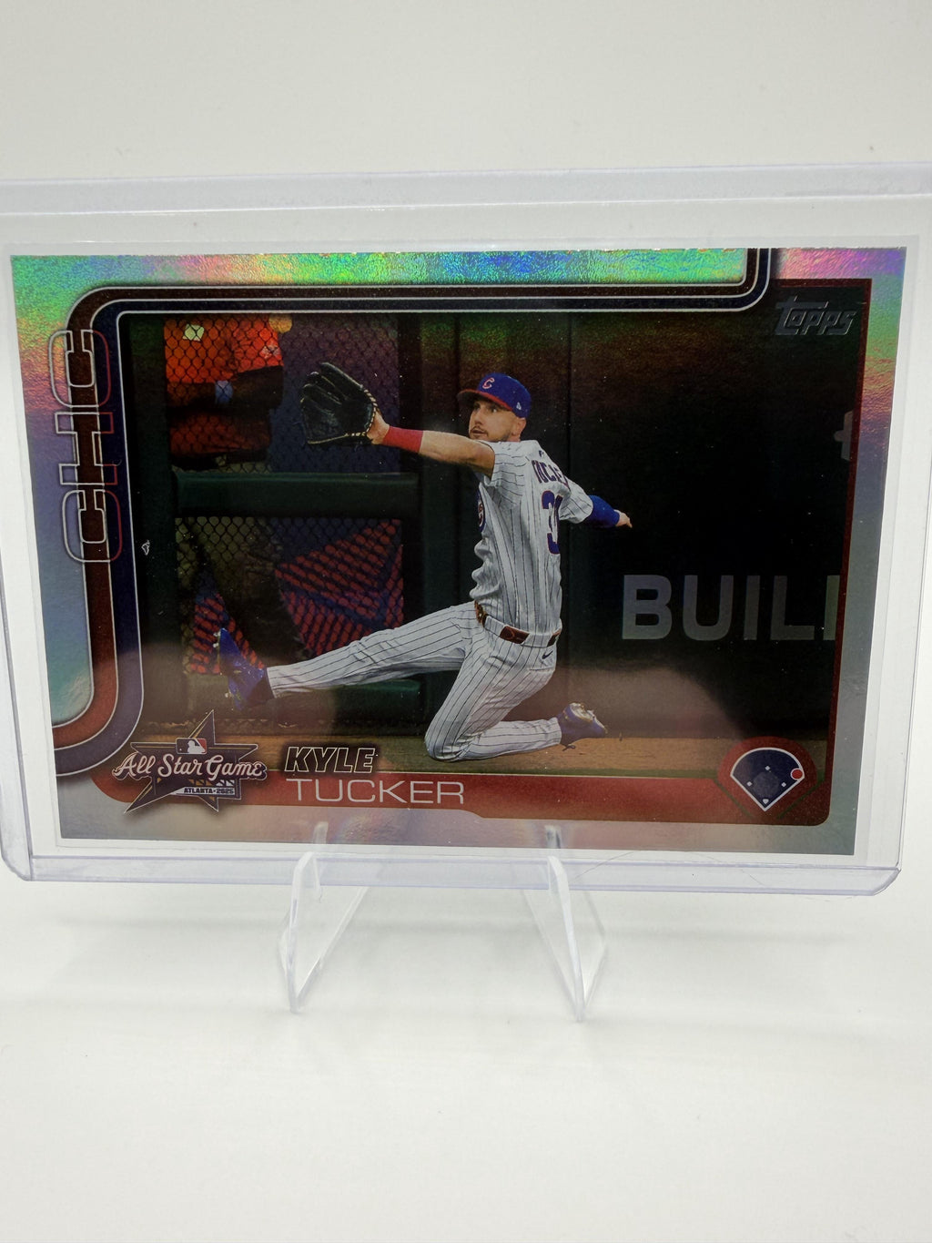 2025 Topps Update Kyle Tucker ASG #ASG-8 All-Star Game Rainbow Foil Card Cubs