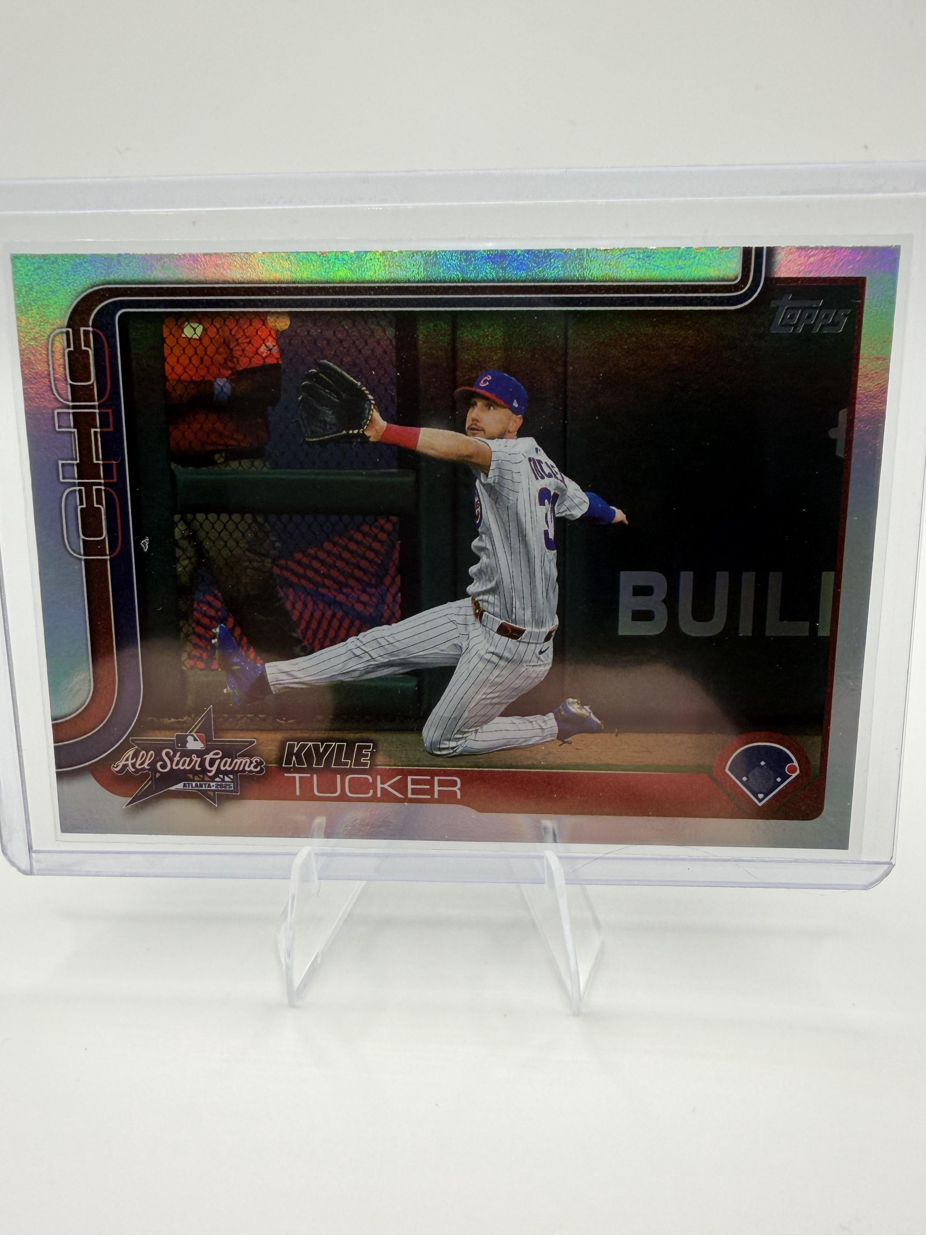 2025 Topps Update Kyle Tucker ASG #ASG-8 All-Star Game Rainbow Foil Card Cubs