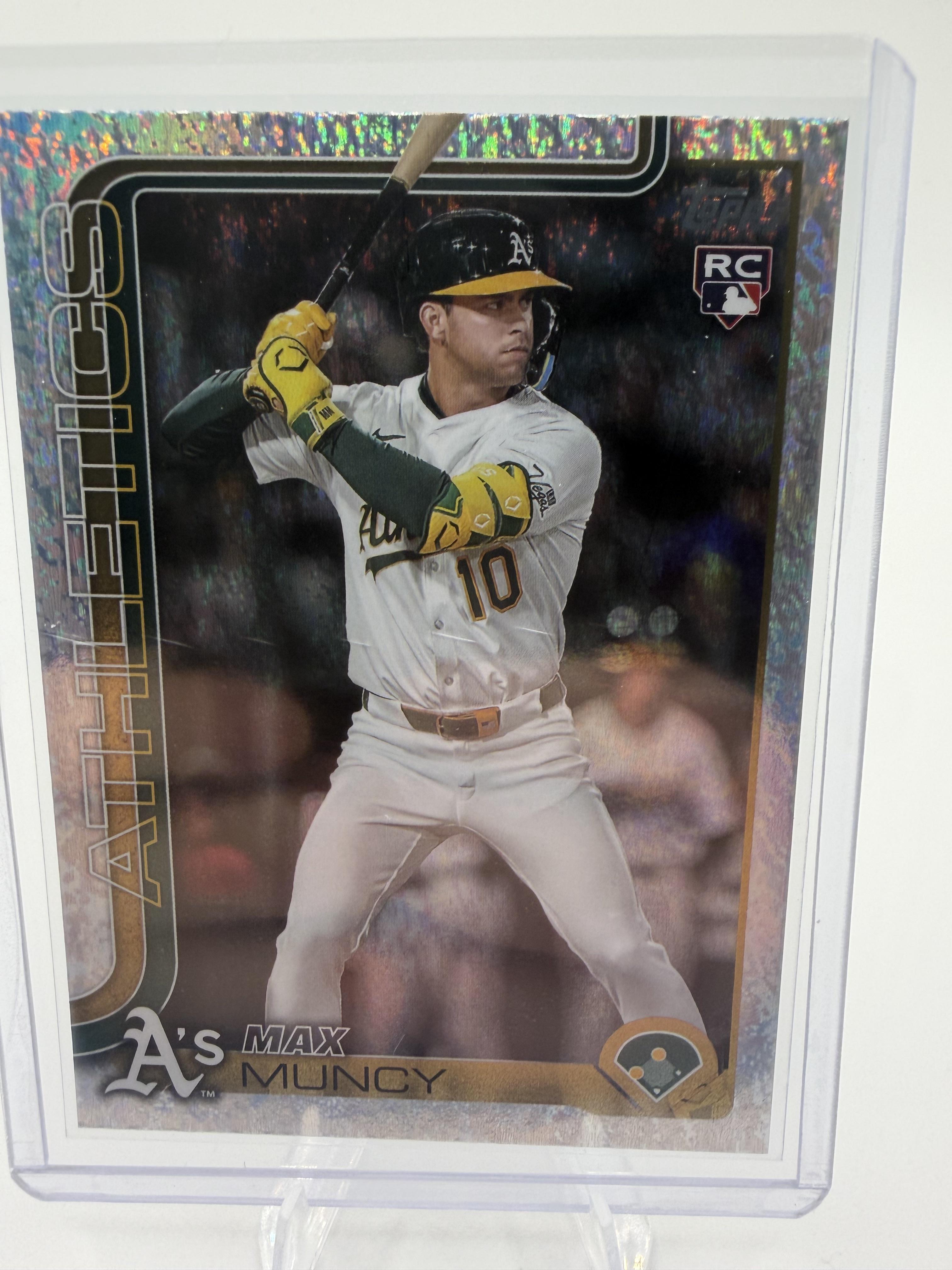 2025 Topps Update Max Muncy RC #US250 Holo Foil Oakland A's Baseball Card