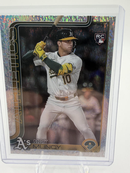 2025 Topps Update Max Muncy RC #US250 Holo Foil Oakland A's Baseball Card