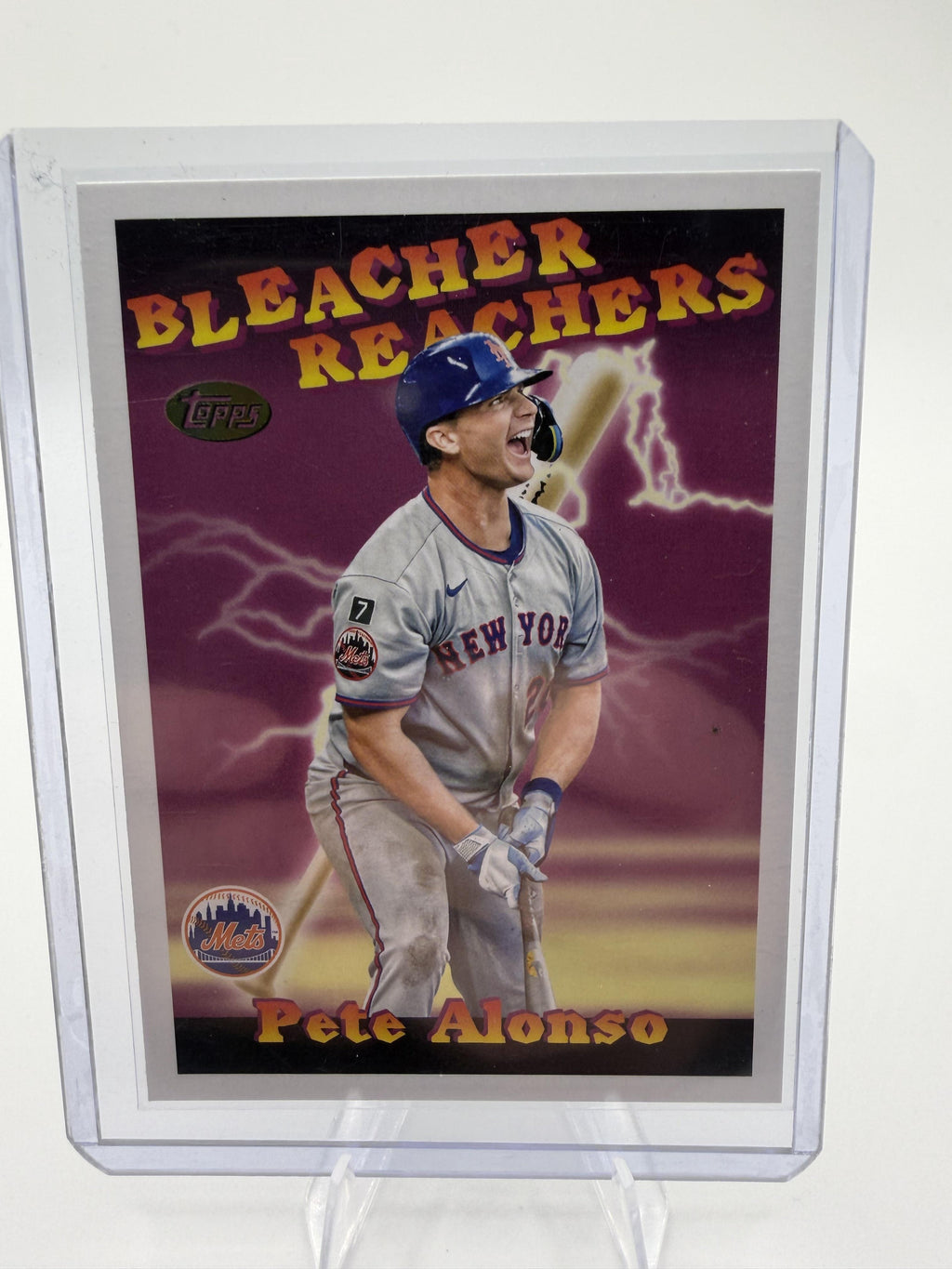 2025 Topps Pete Alonso Bleacher Reachers #BR-10 New York Mets Baseball Card