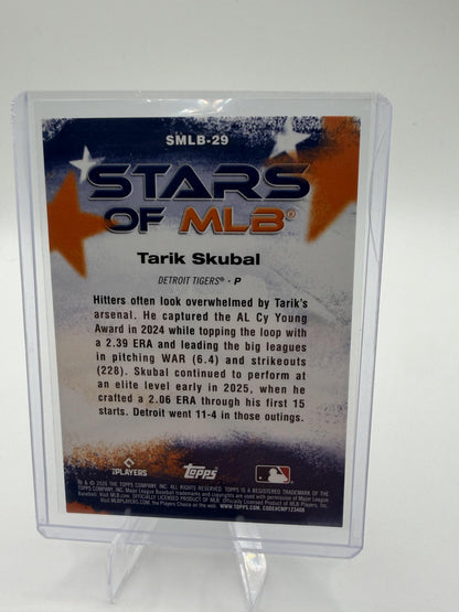 2026 Topps Stars of MLB Tarik Skubal #SMLB-29 Detroit Tigers Baseball Card