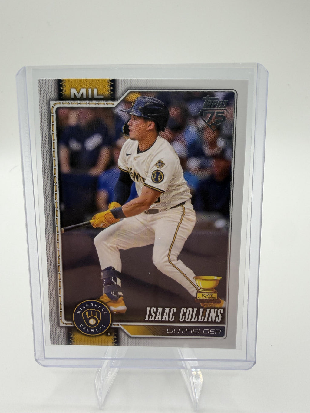 Series 1 #202 Isaac Collins All-Star Rookie Cup (Gold Cup)