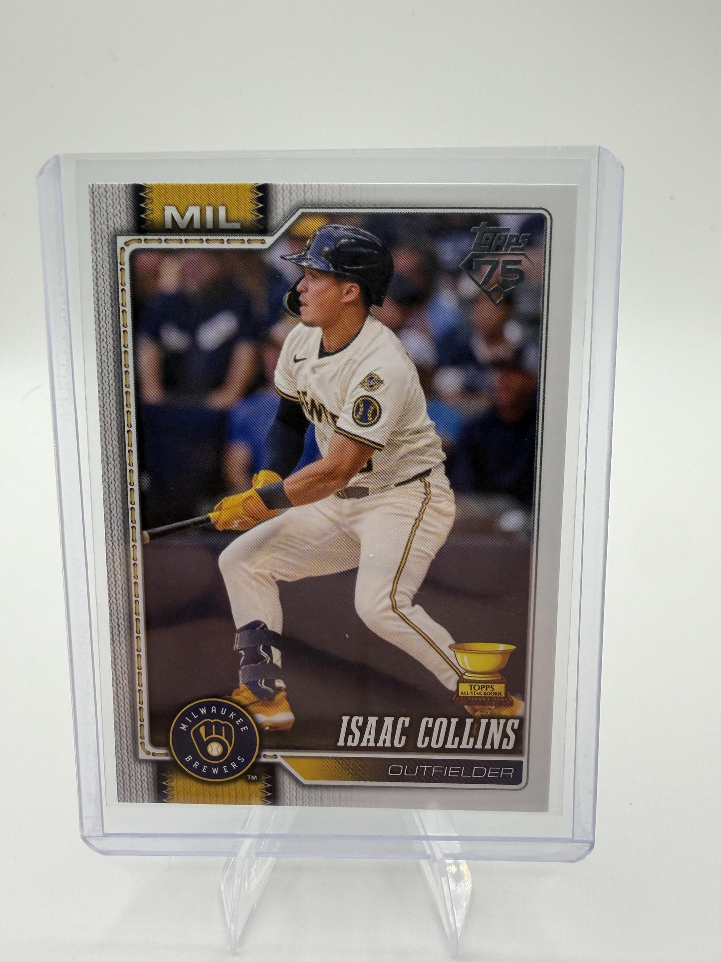 Series 1 #202 Isaac Collins All-Star Rookie Cup (Gold Cup)