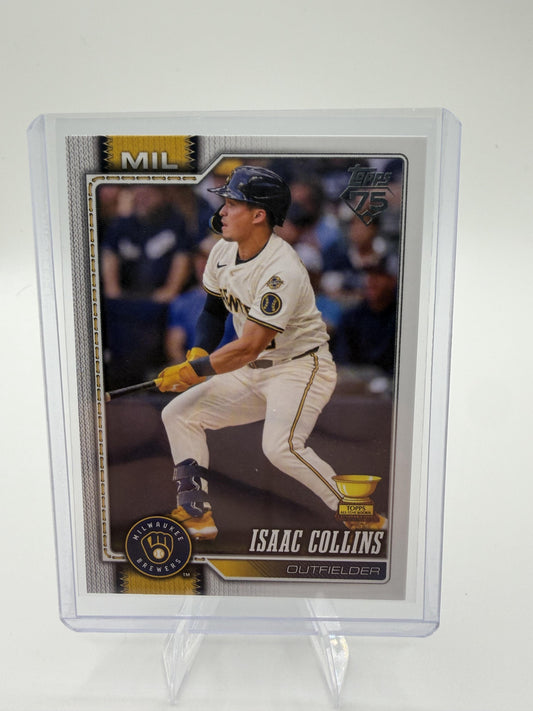 Series 1 #202 Isaac Collins All-Star Rookie Cup (Gold Cup)