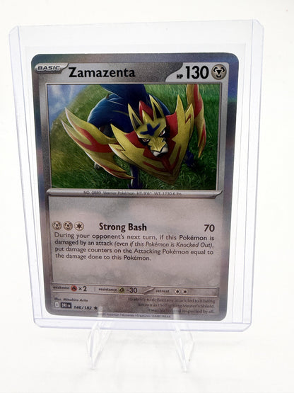 2025 SV10: Destined Rivals Zamazenta 146/182 Rare Pokémon Card  Holo Card