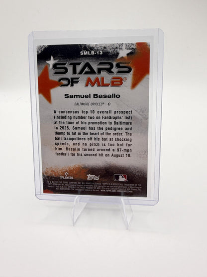 2026 Topps Stars of MLB Samuel Basallo Rookie RC Card #SMLB-13 Orioles