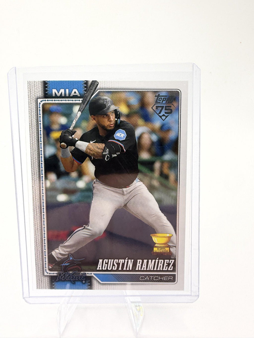 2026 Topps Series 1 Agustin Ramirez Rookie RC Card #287 Marlins Gold Cup