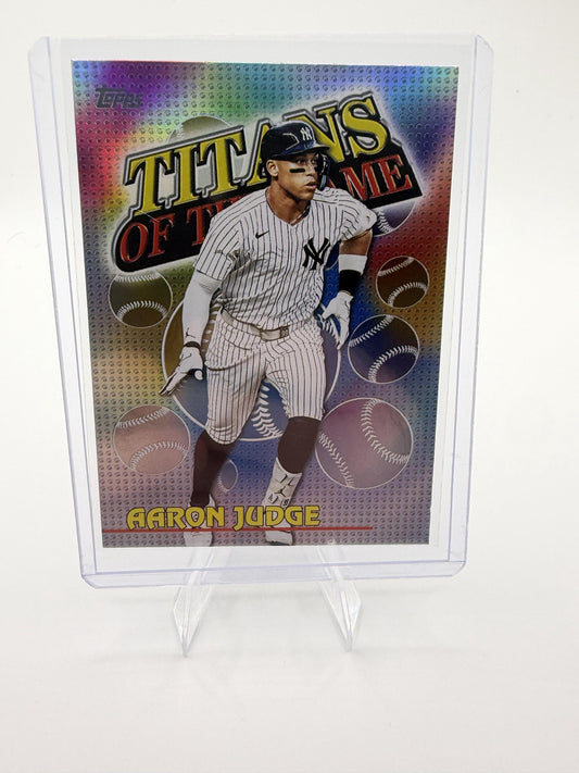 2026 Topps Aaron Judge Titans of the Game Insert Card #TOG-3 Yankees
