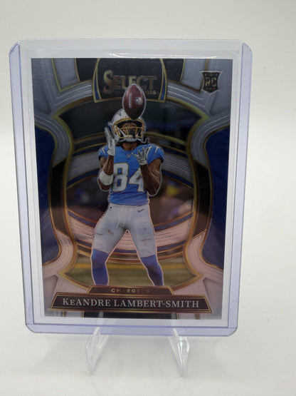 2025 Panini Select KeAndre Lambert-Smith RC Rookie Card #3 Chargers
