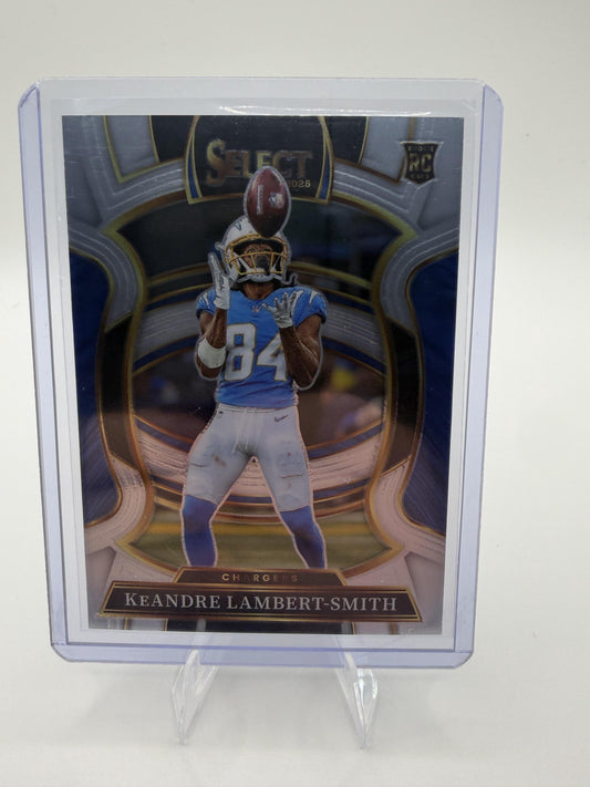 2025 Panini Select KeAndre Lambert-Smith RC Rookie Card #3 Chargers
