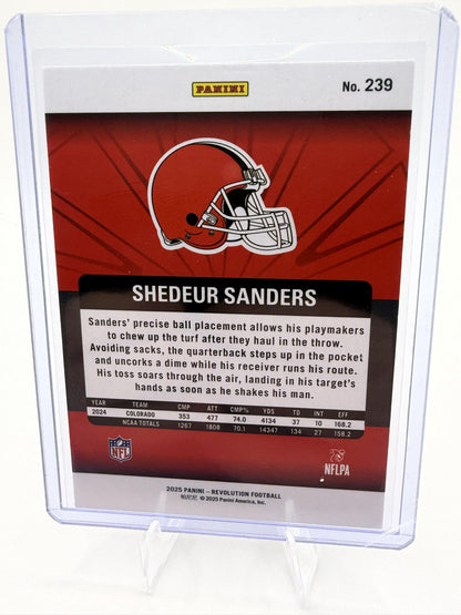 2025 Panini Revolution Shedeur Sanders RC Rookie Card #239 Browns QB