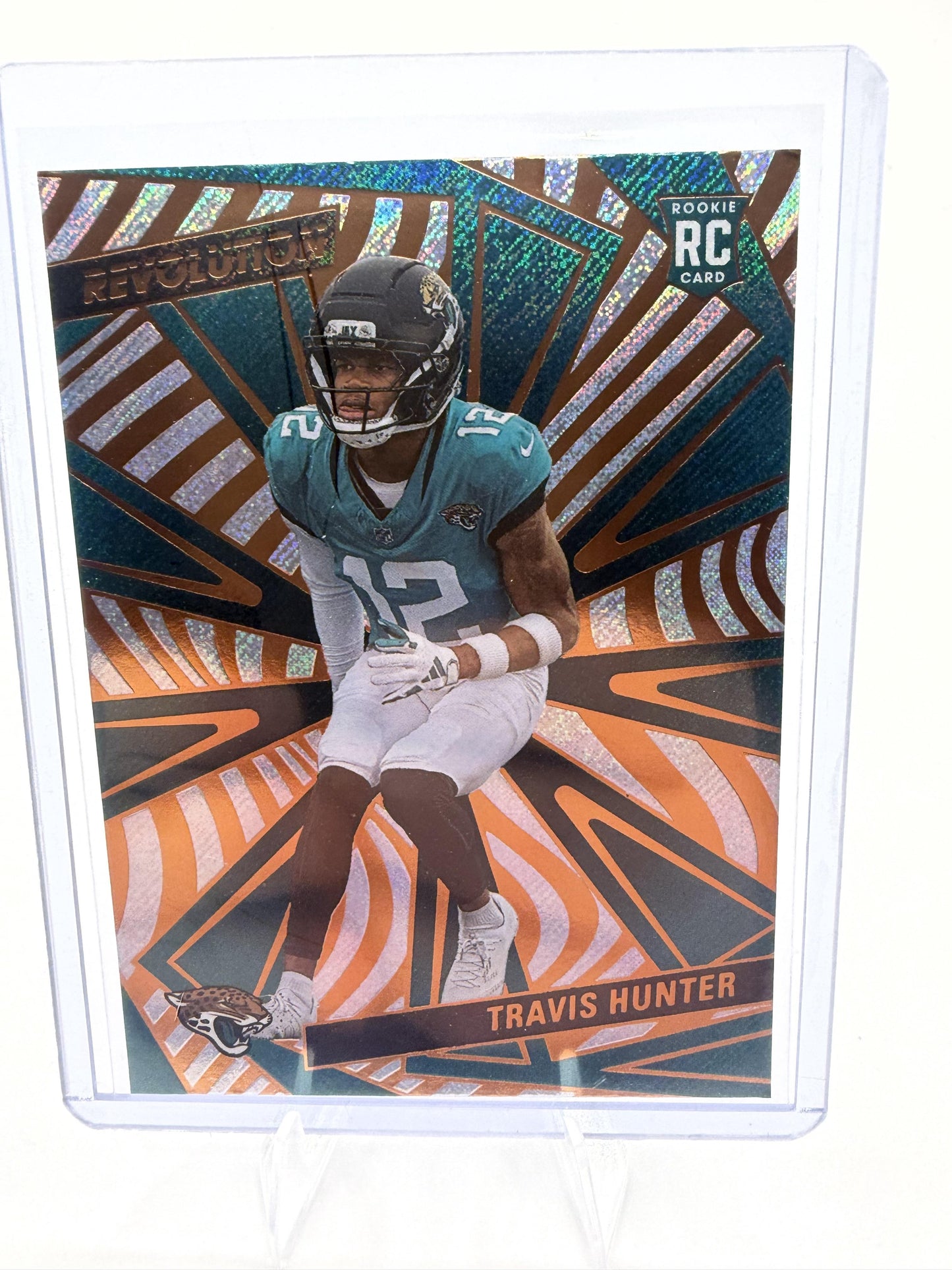 2025 Panini Revolution Travis Hunter RC Rookie Card #242 Jaguars CB/WR