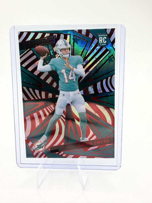 2025 Panini Revolution Quinn Ewers Astro RC Rookie Card #235 Dolphins