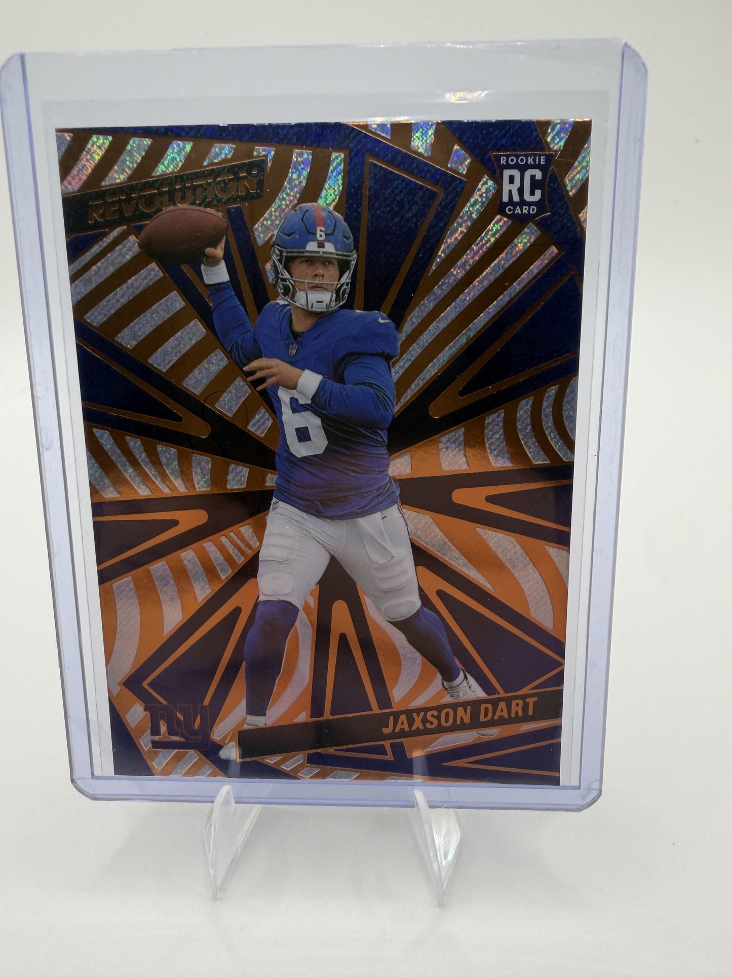 2025 Panini Revolution Jaxson Dart RC Rookie Card #219 Giants QB