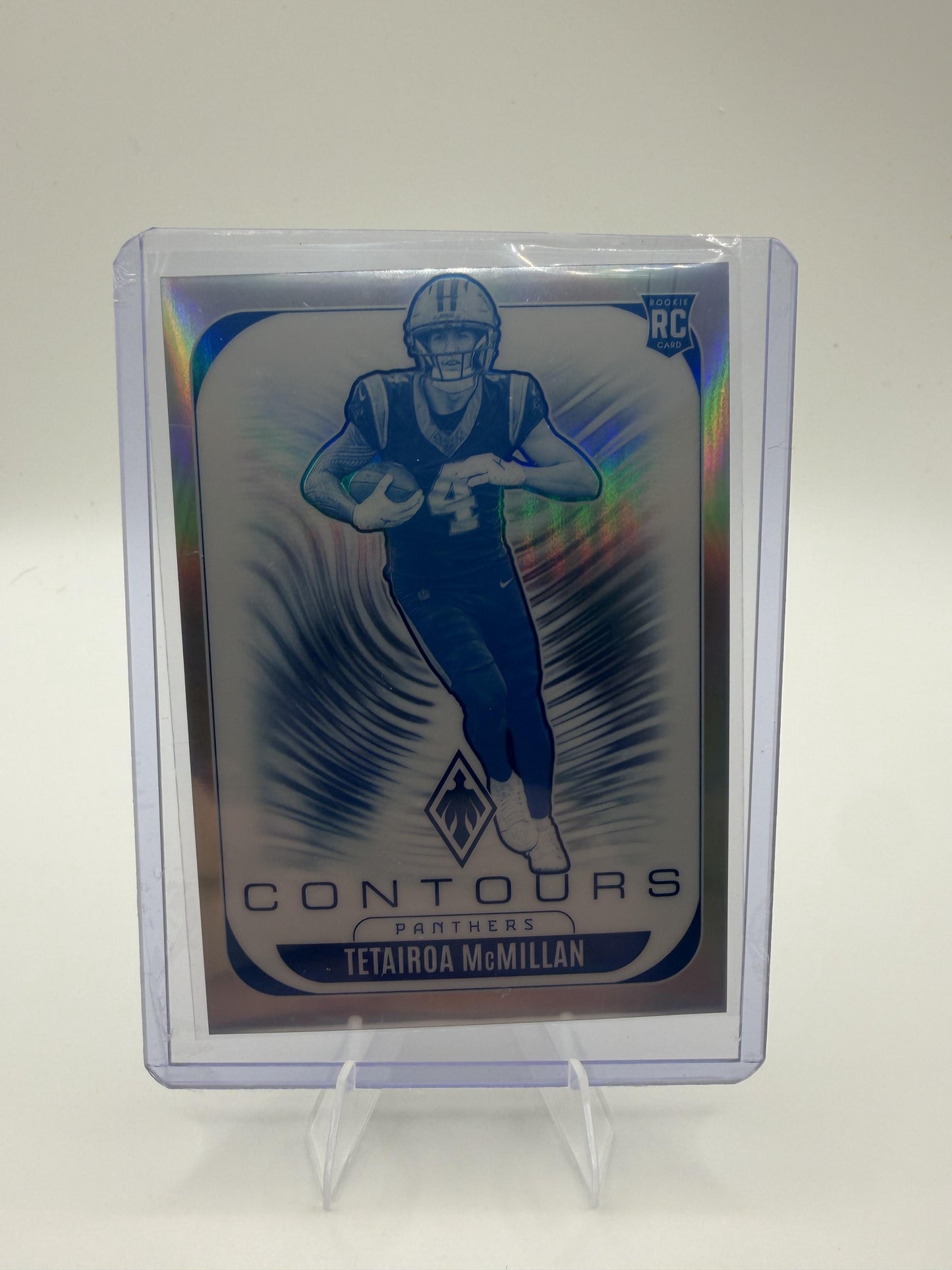 2025 Panini Phoenix Tetairoa McMillan Rookie RC Card #5 Contours Panthers