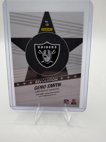 2025 Panini Revolution Geno Smith Star Factor Card #19 Raiders Case Hit SSP