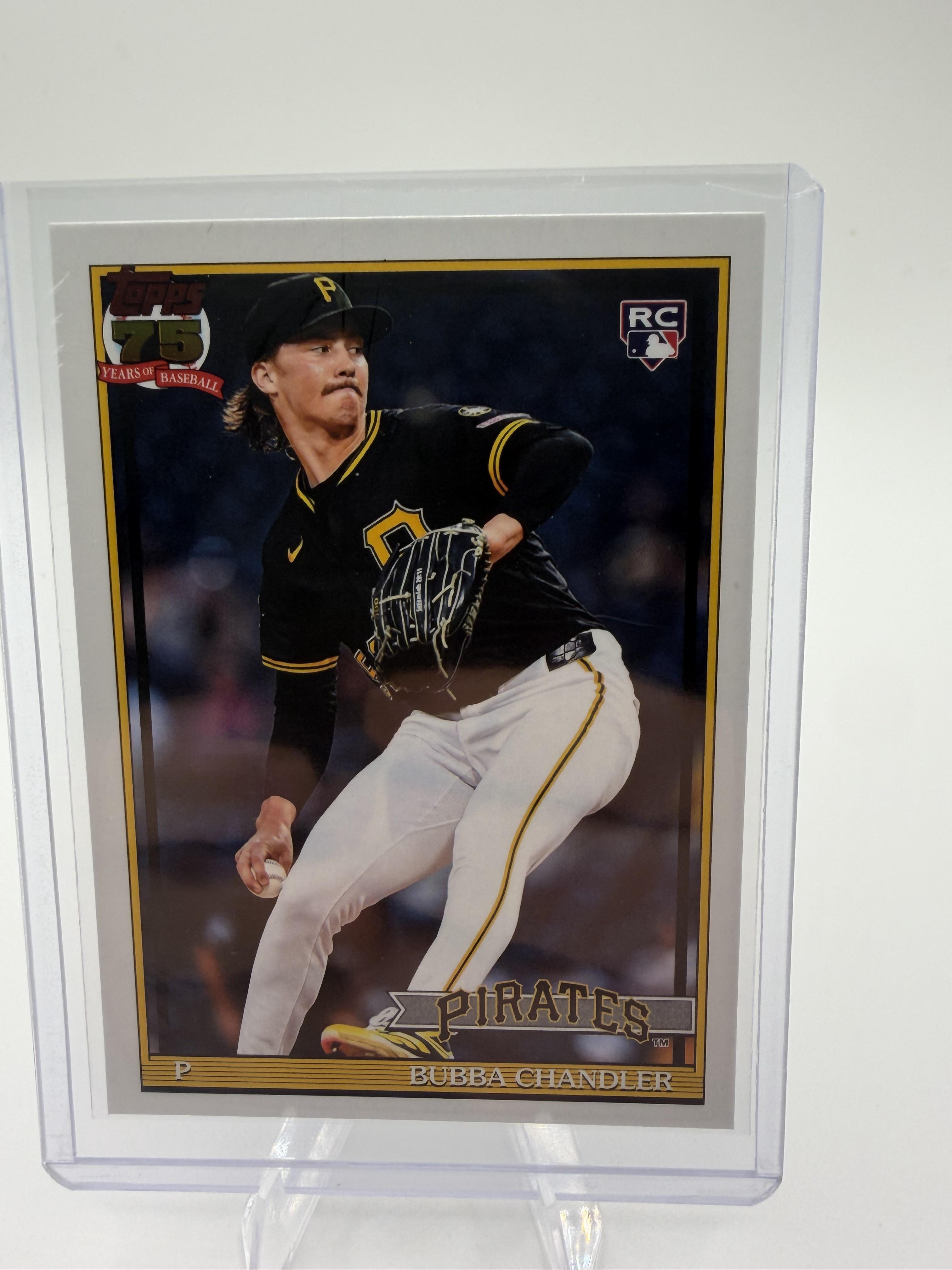 2026 Topps Bubba Chandler Card 1991 Topps Baseball 35th Anniversary