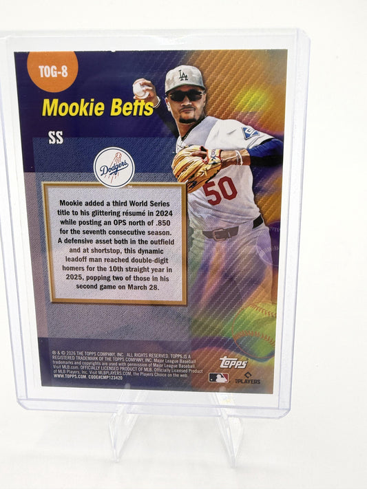 2026 Topps Mookie Betts Card Titans of the Game