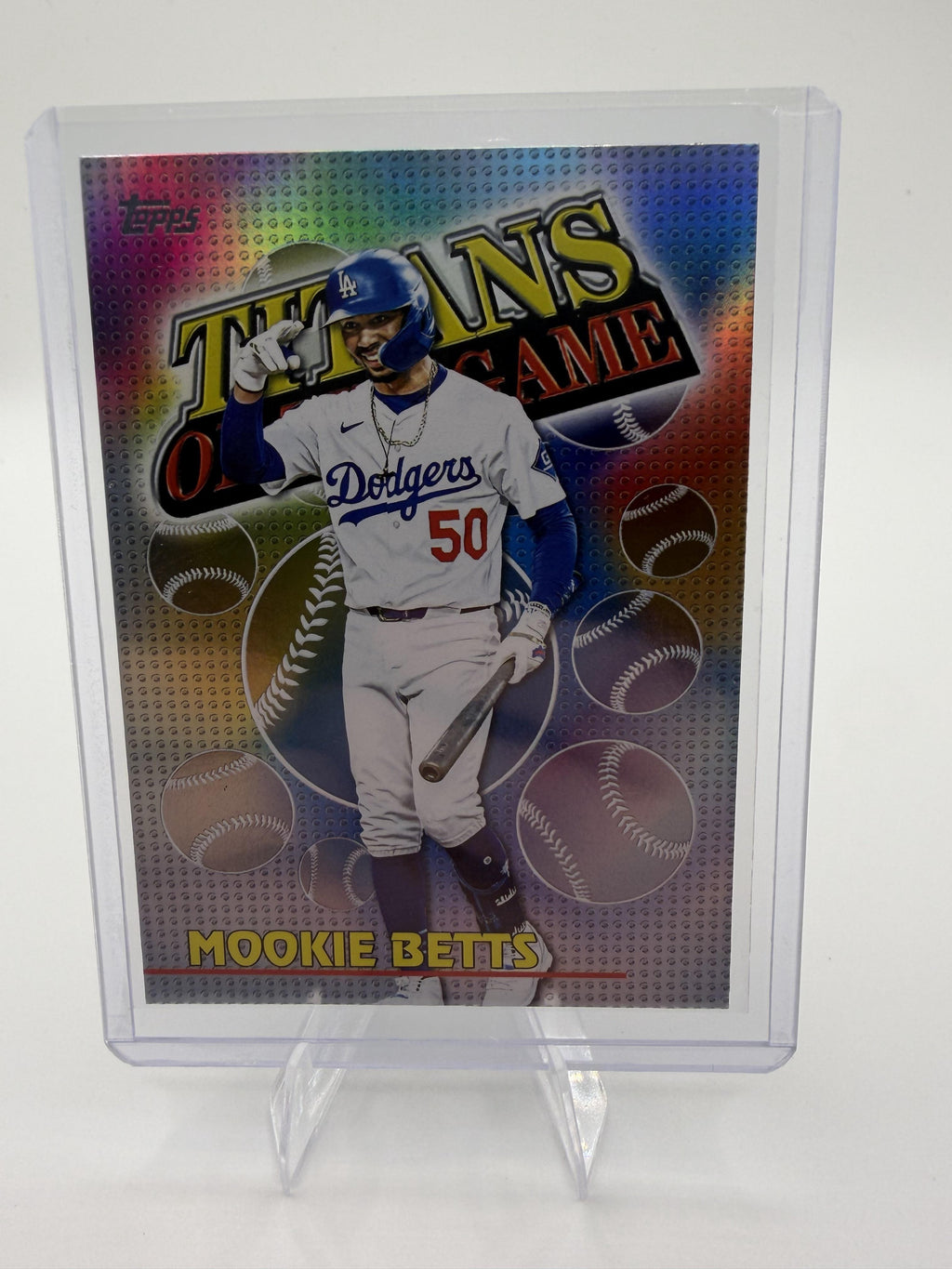 2026 Topps Mookie Betts Card Titans of the Game
