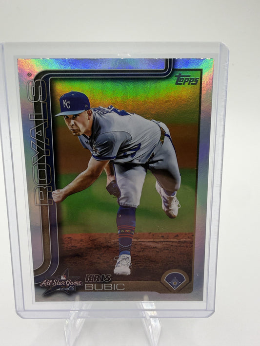2025 Topps Update Kris Bubic Card #ASG-46 All-Star Game ASG Rainbow Foil