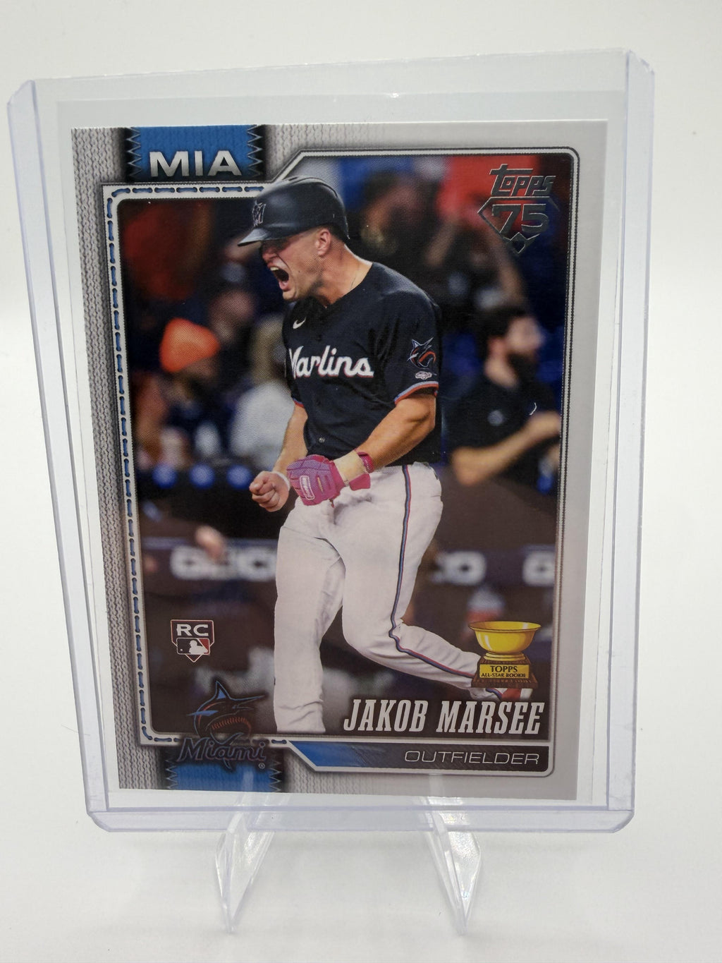 2026 Topps Series 1 Jakob Marsee RC Card #37 Marlins All-Star Rookie Cup