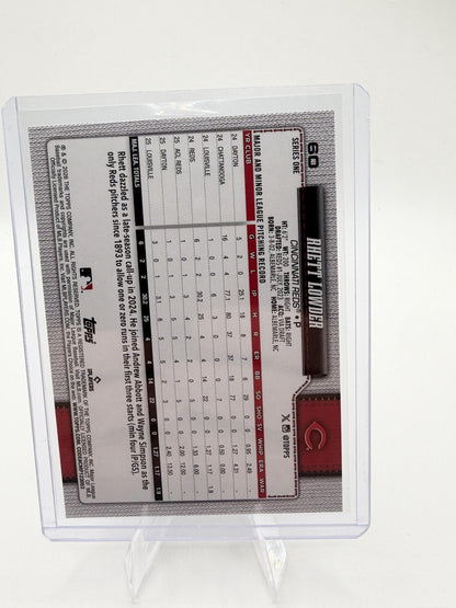 2026 Topps Rhett Lowder Future Stars #60 Cincinnati Reds Baseball Card