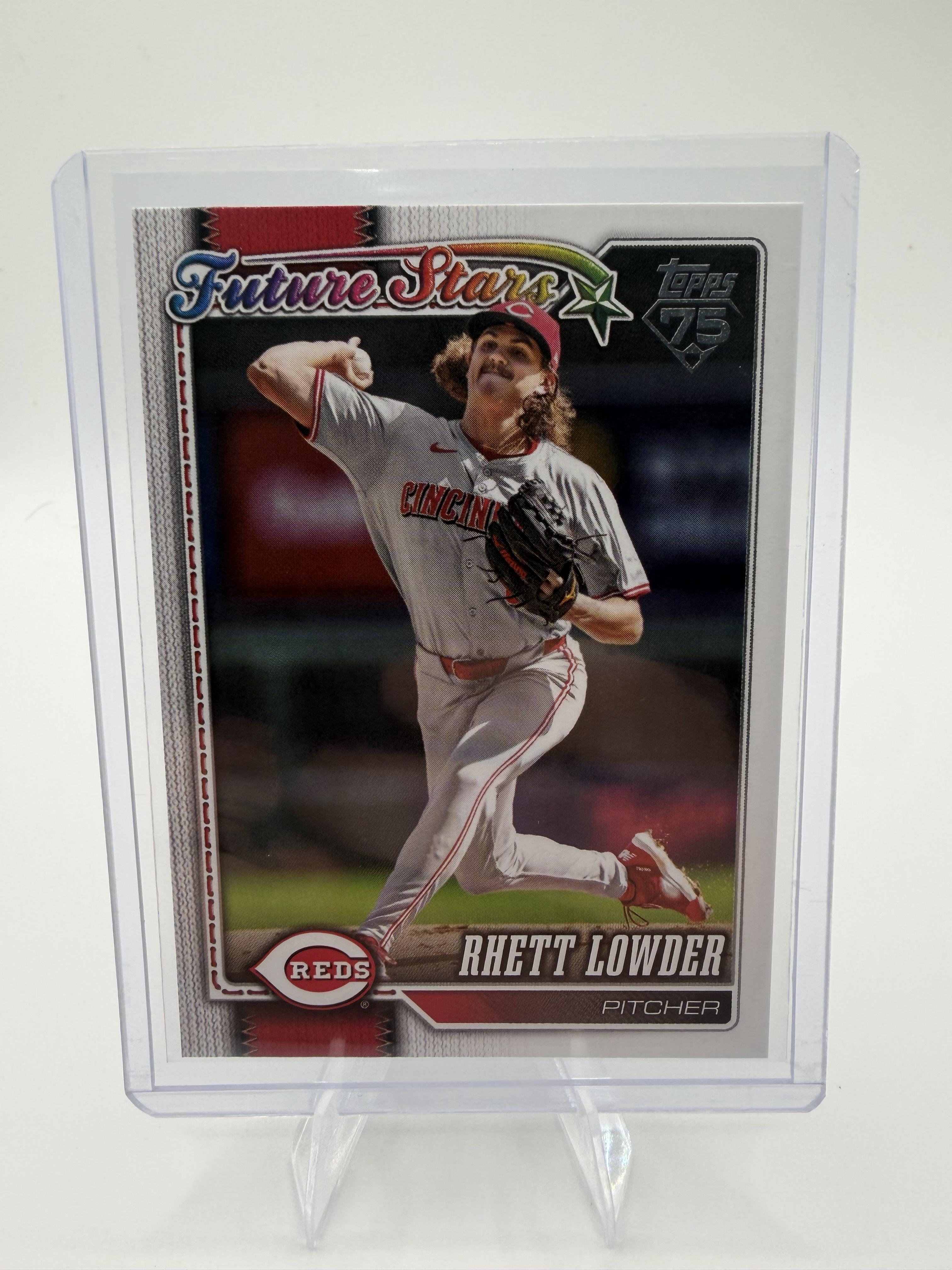2026 Topps Rhett Lowder Future Stars #60 Cincinnati Reds Baseball Card