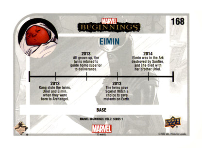2022 Upper Deck Marvel Beginnings Volume 2, Series 1 Eimin Card