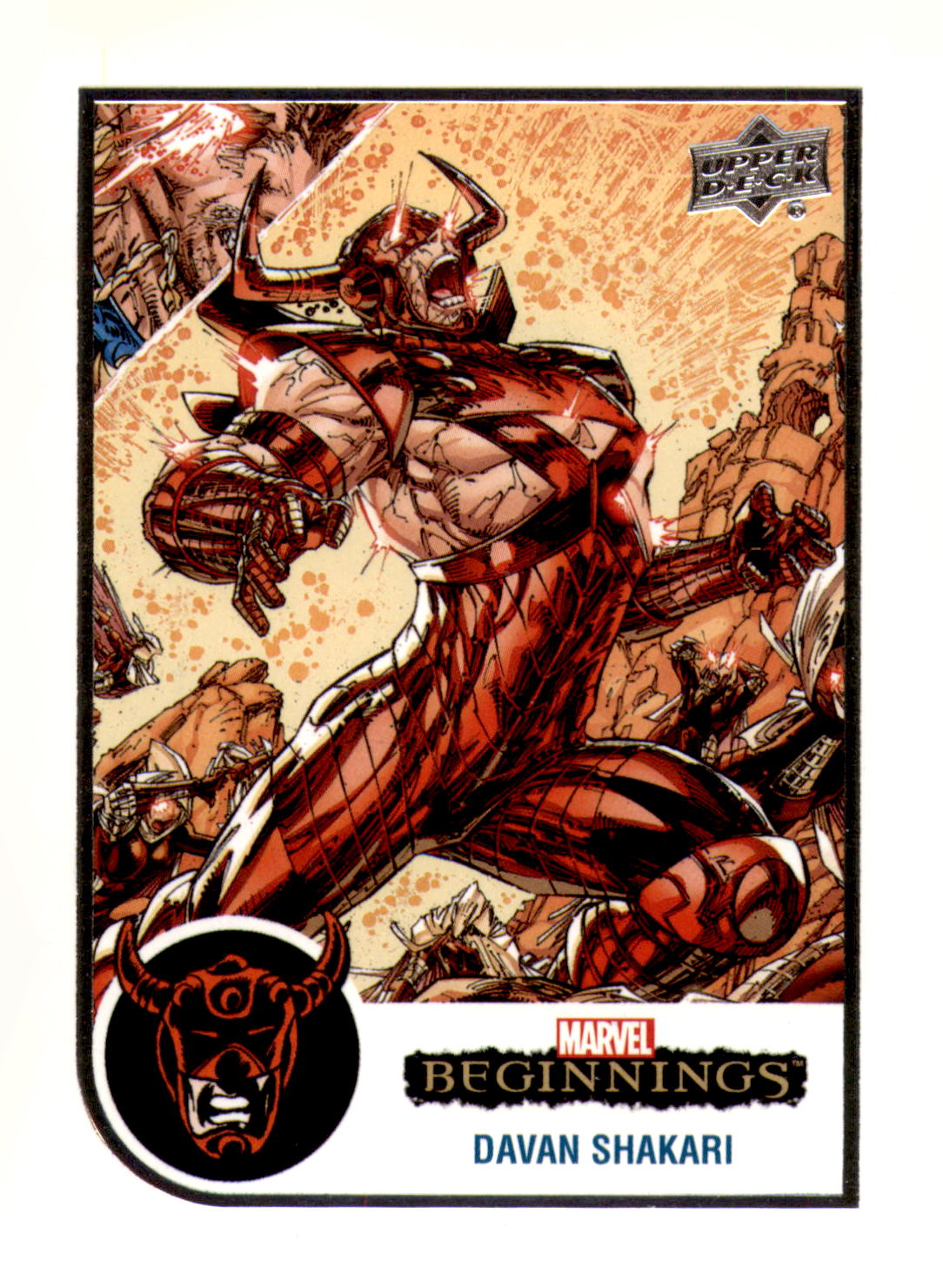 2022 Upper Deck Marvel Beginnings Volume 2, Series 1 Davan Shakari Card