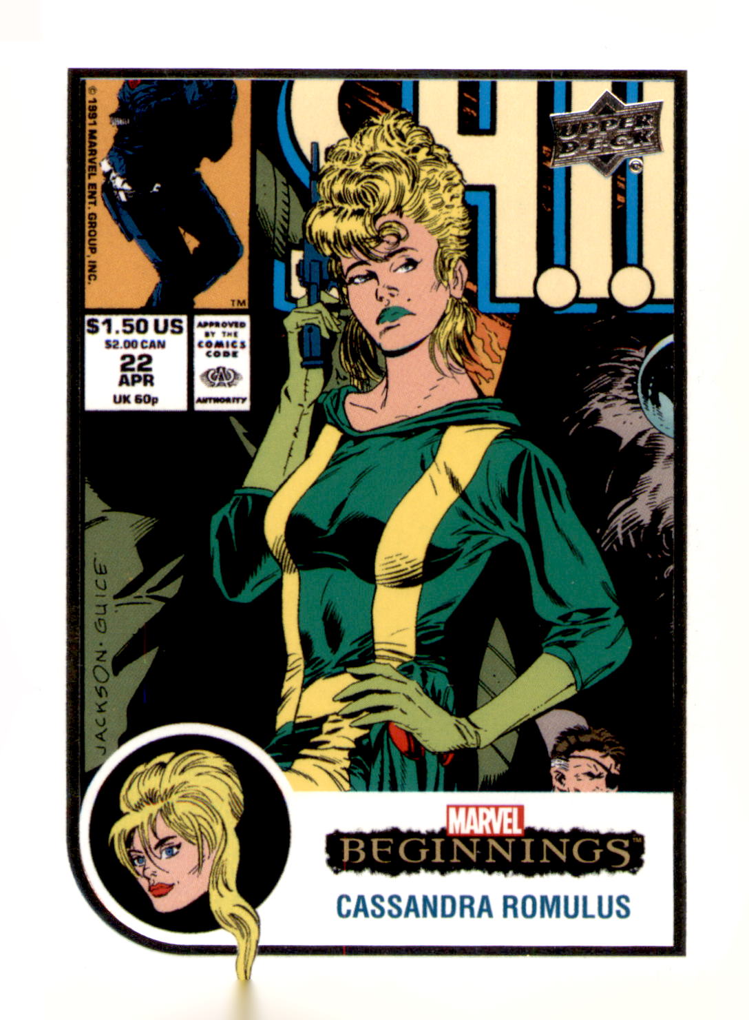 2022 Upper Deck Marvel Beginnings Volume 2, Series 1 Cassandra Romulus Card