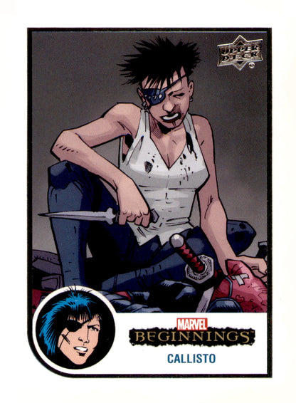 2022 Upper Deck  Marvel Beginnings Volume 2, Series 1 Callisto Card