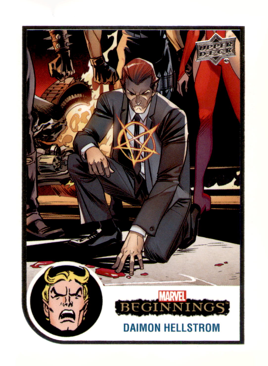 2022 Upper Deck  Marvel Beginnings Volume 2, Series 1 Daimon Hellstrom Card