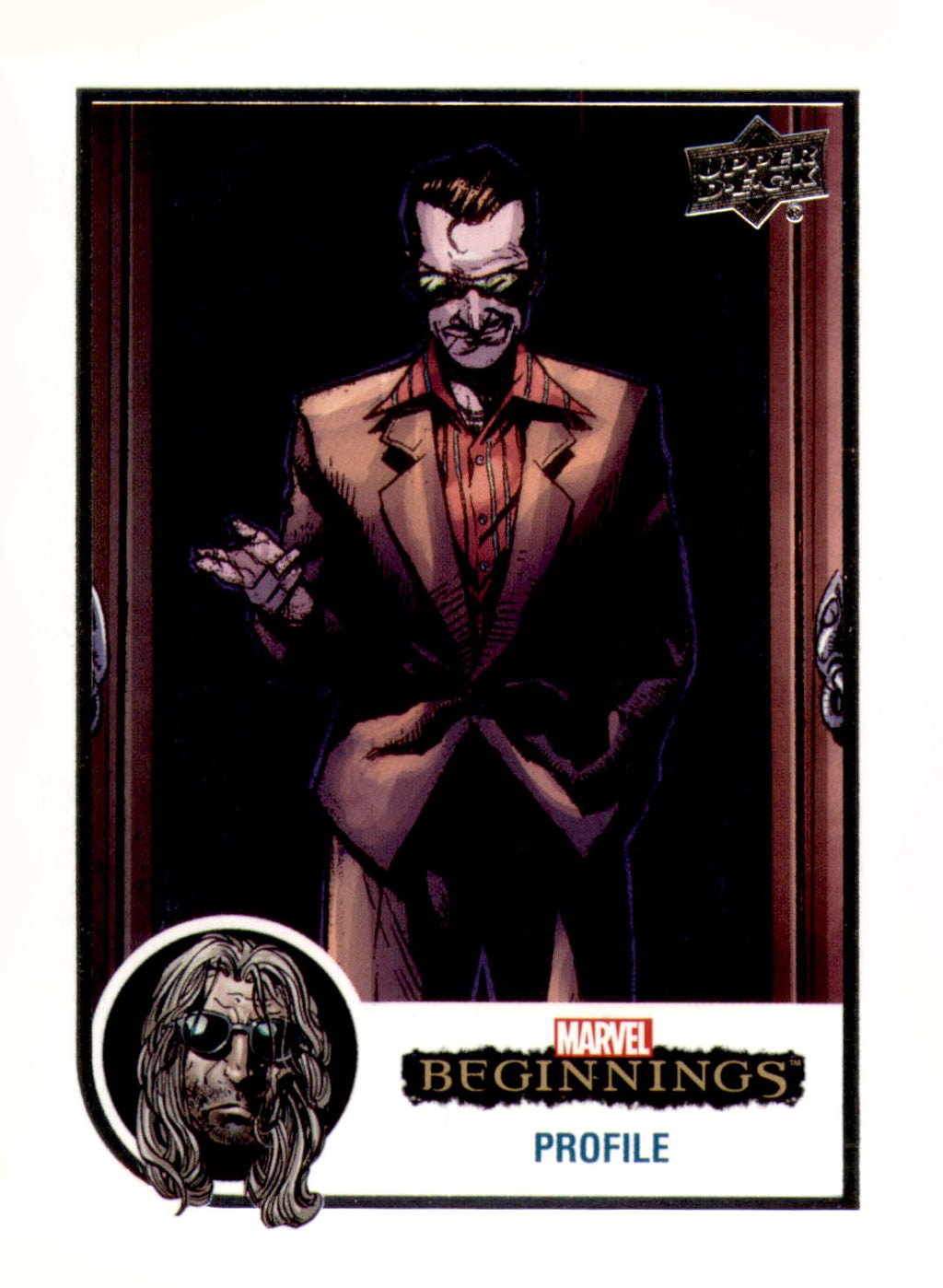 2022 Upper DeckMarvel Beginnings Volume 2, Series 1 Profile Card