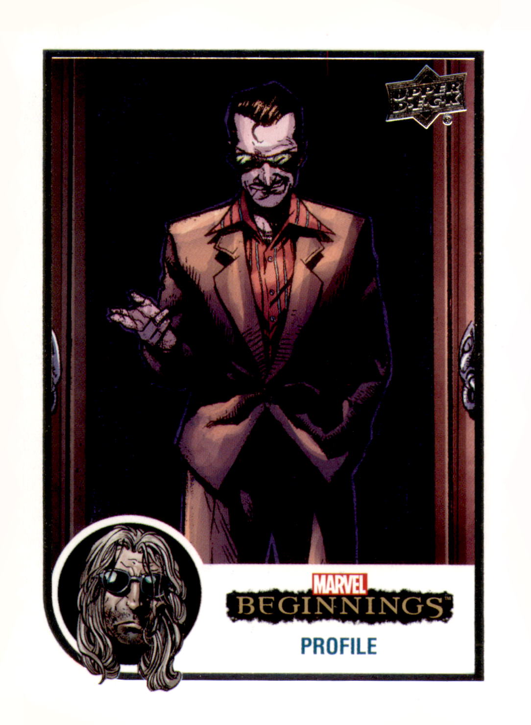 2022 Upper DeckMarvel Beginnings Volume 2, Series 1 Profile Card