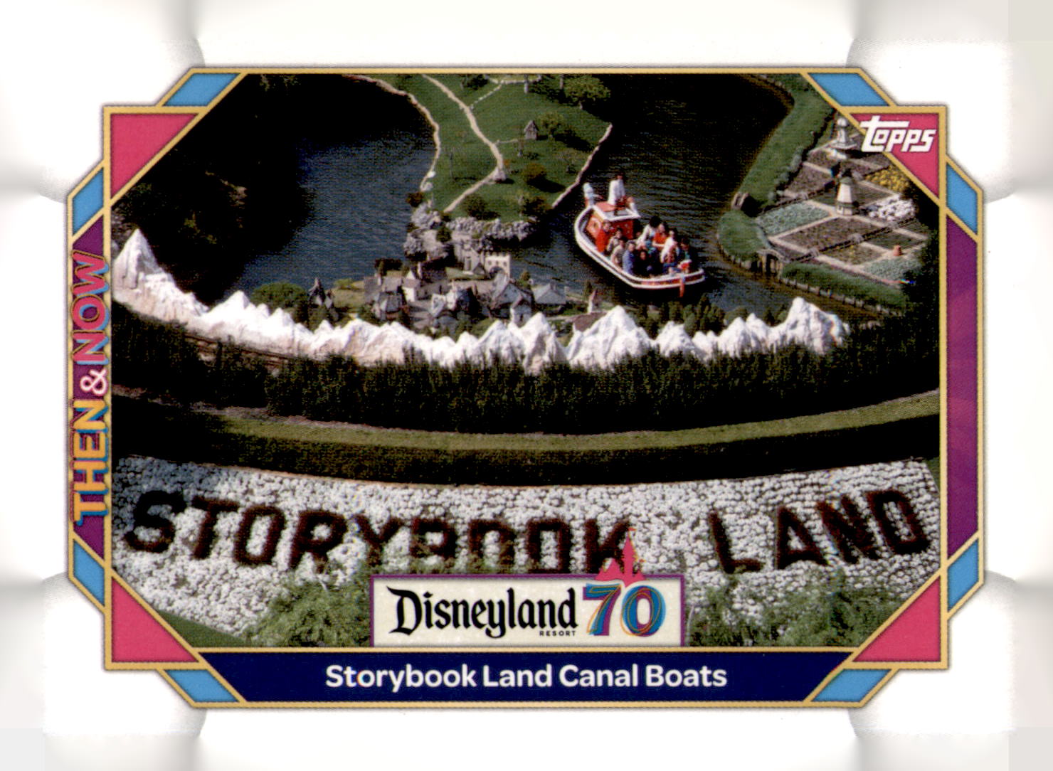 2025 Topps Disneyland 70th  Storybook Land Canal Boats Card