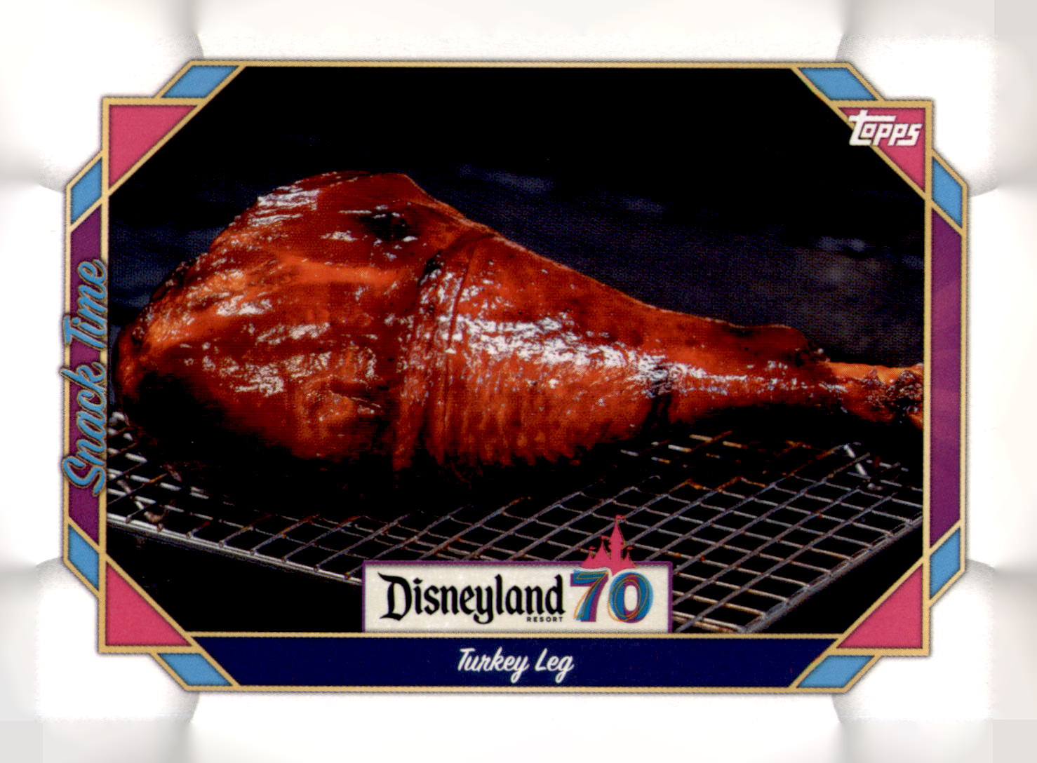 2025 Topps Disneyland 70th Anniversary Turkey Leg Card