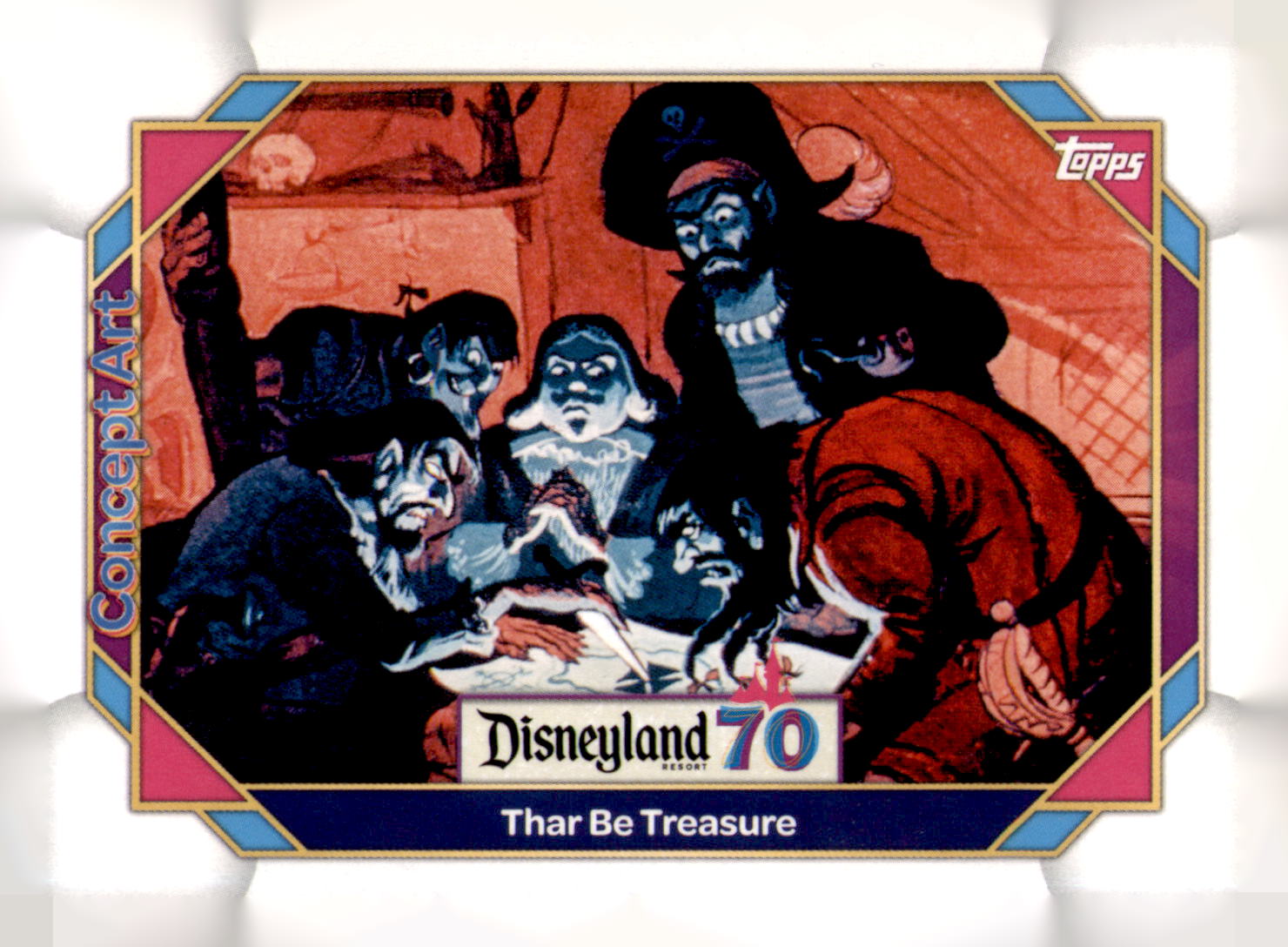 2025 Topps Disneyland 70th Anniversary Thar Be Treasure Card
