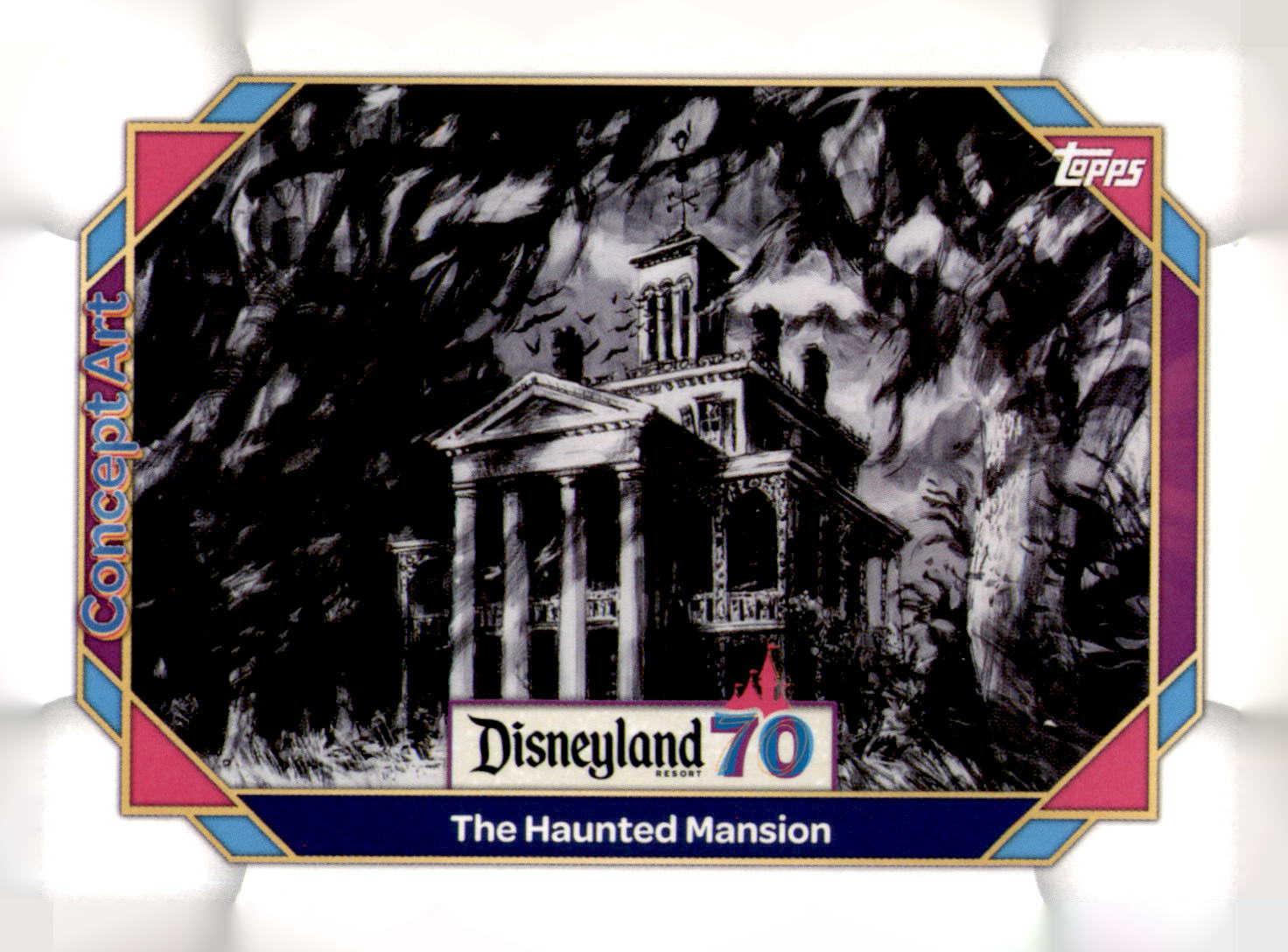 2025 Topps Disneyland 70th Anniversary The Haunted Mansion Card