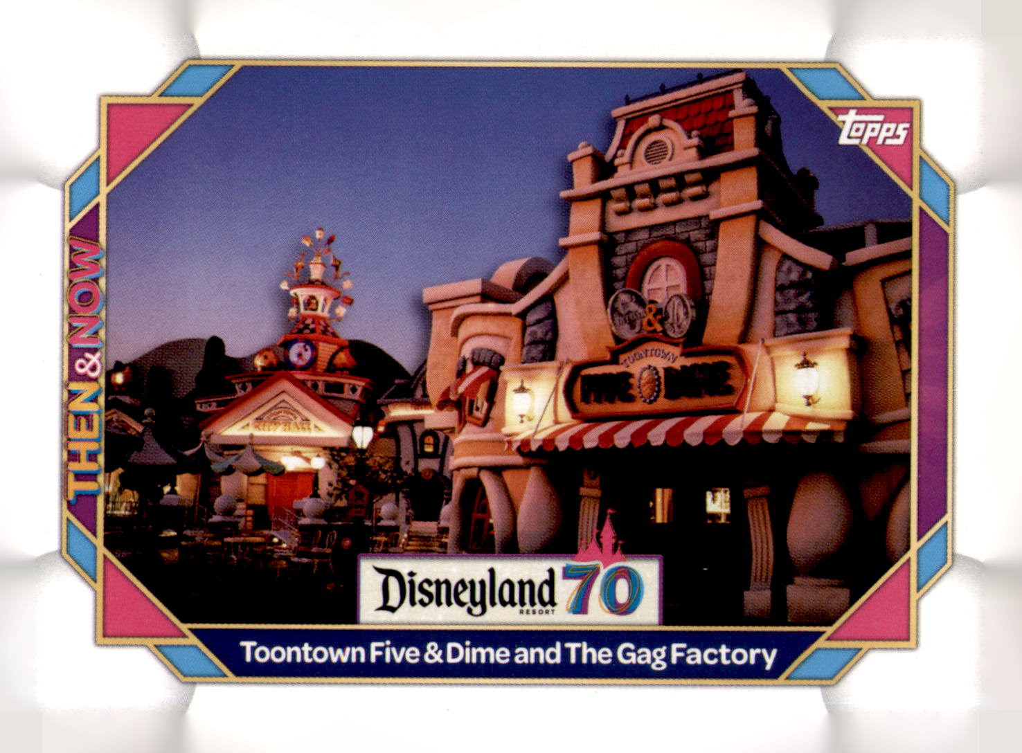 2025 Topps Disneyland  Toontown Five & Dime and The Gag Factory Card