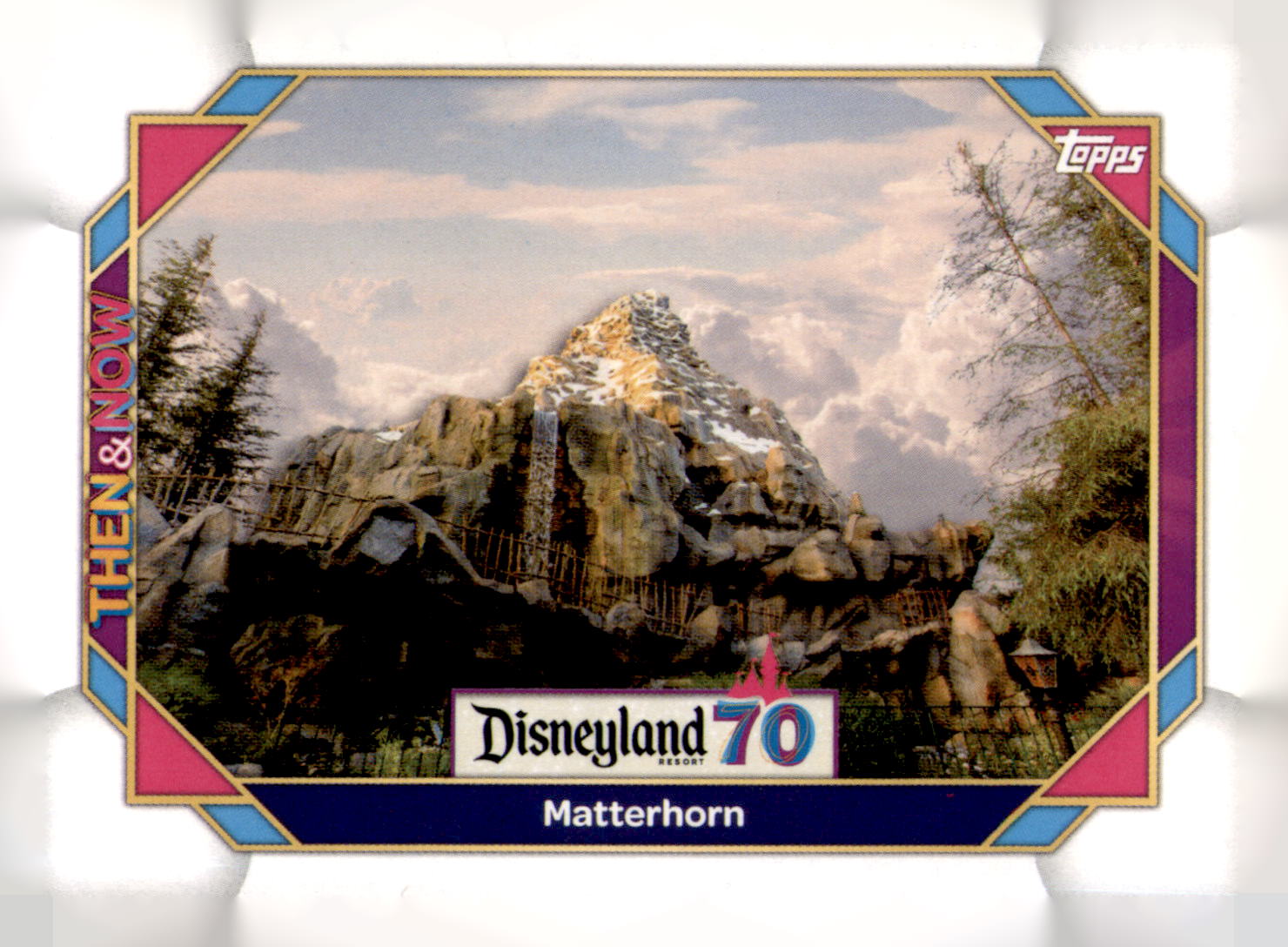 2025 Topps Disneyland 70th Anniversary Matterhorn Card