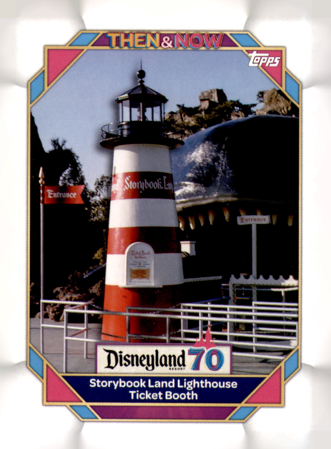 2025 Topps Disneyland 70th  Storybook Land Lighthouse Ticket Booth Card
