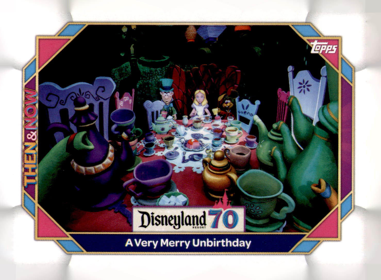 2025 Topps Disneyland 70th Anniversary A Very Merry Unbirthday Card