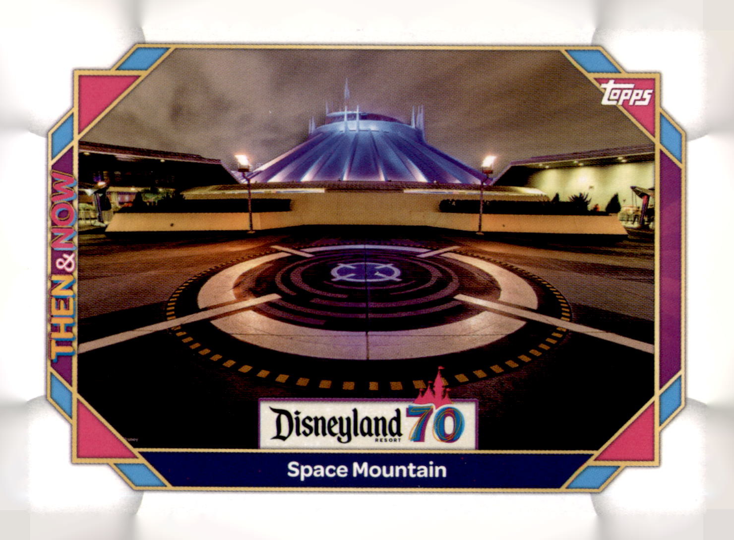 2025 Topps Disneyland 70th Anniversary Space Mountain Card