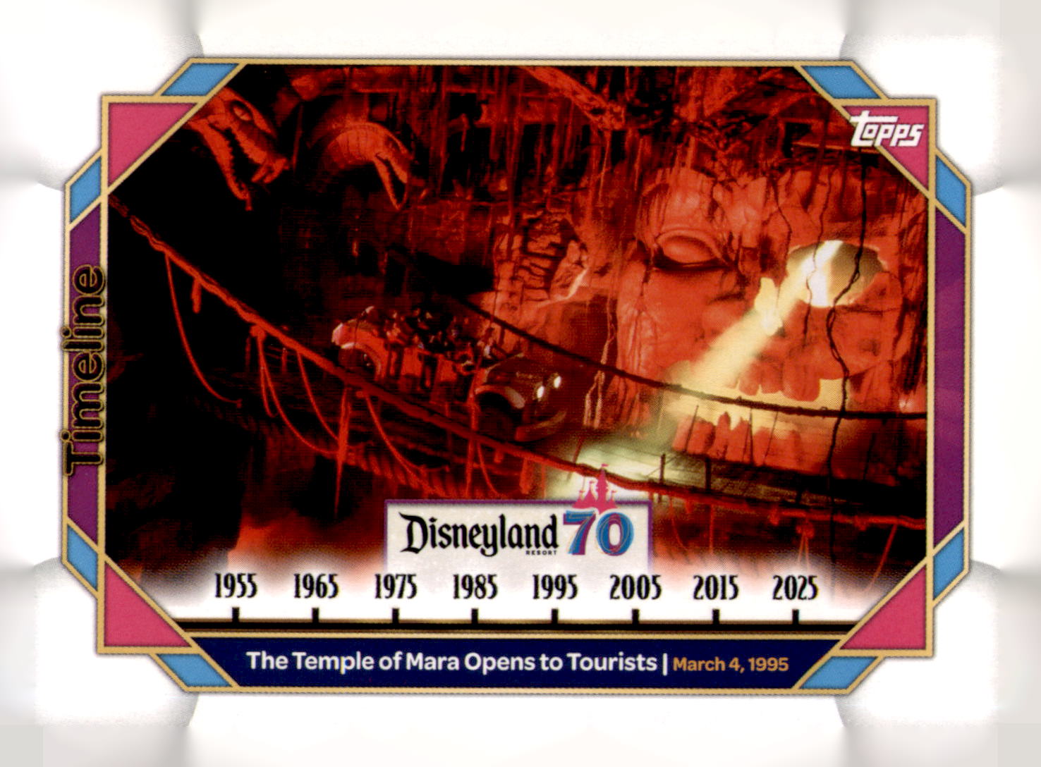 2025 Topps Disneyland 70th The Temple of Mara Opens to Tourists Card