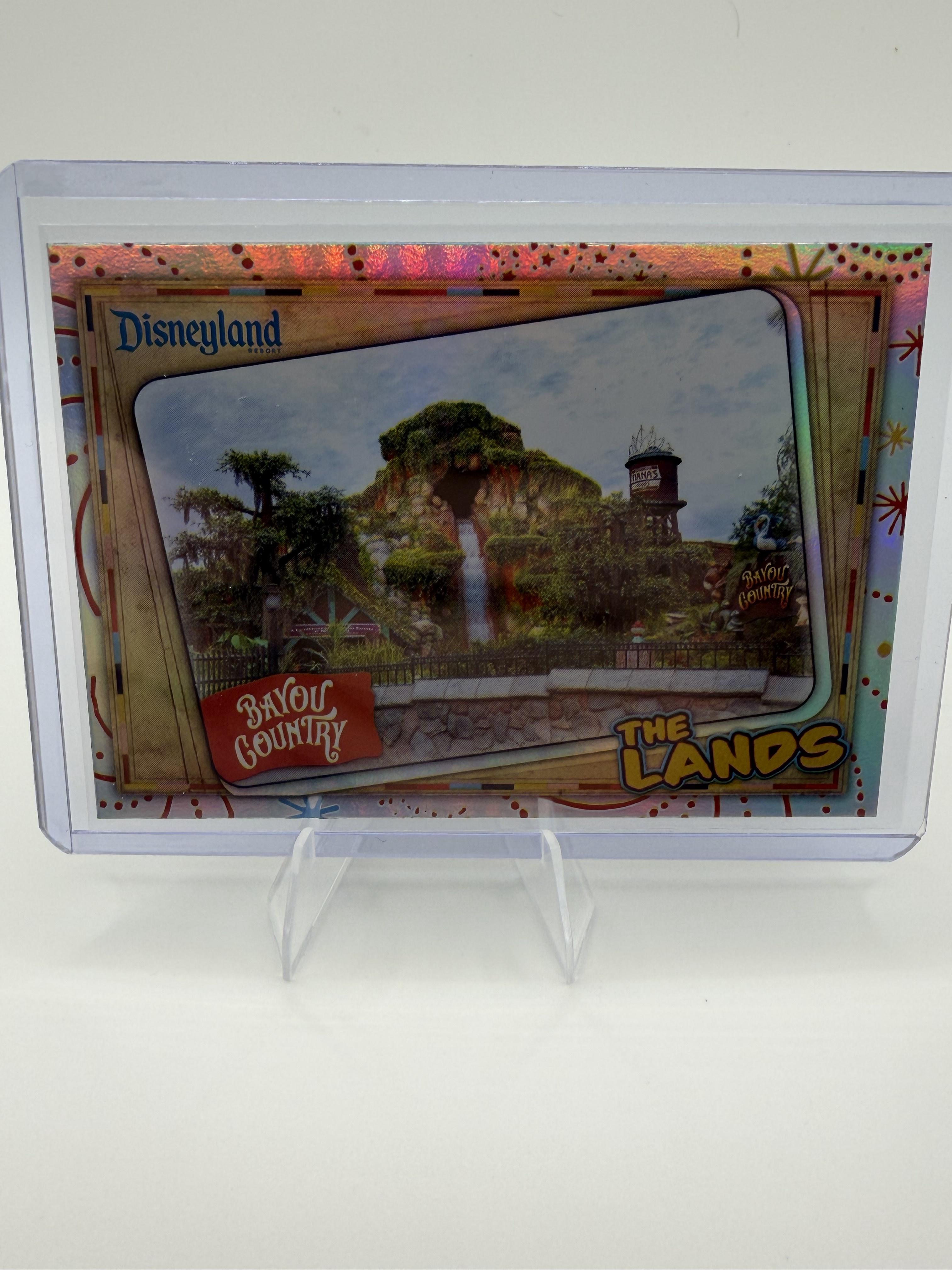2025 Topps Disneyland 70th Anniversary Bayou Country Lands LNDS-7 Rainbow Foil