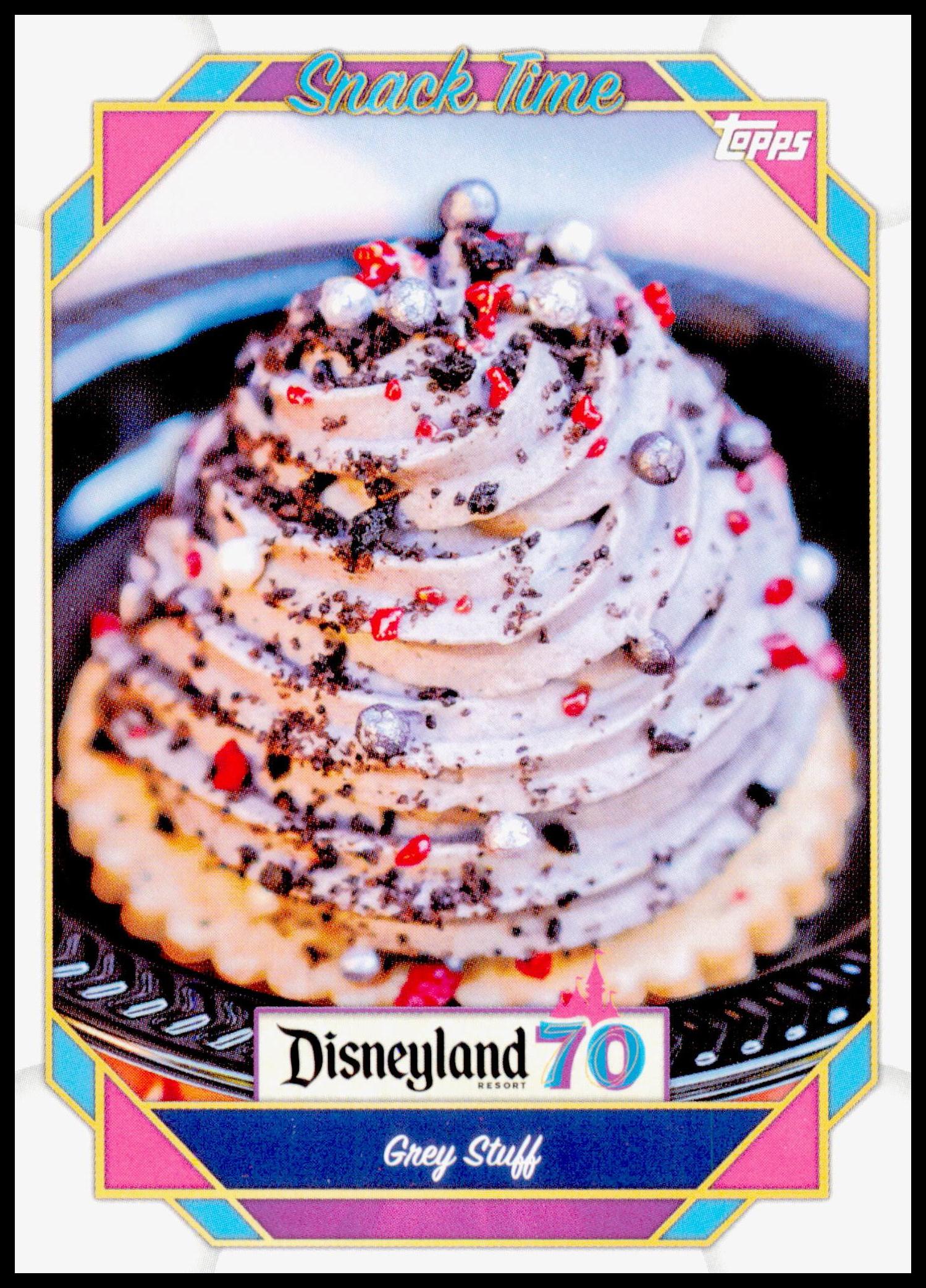 2025 Topps Disneyland 70th Anniversary Grey Stuff Card