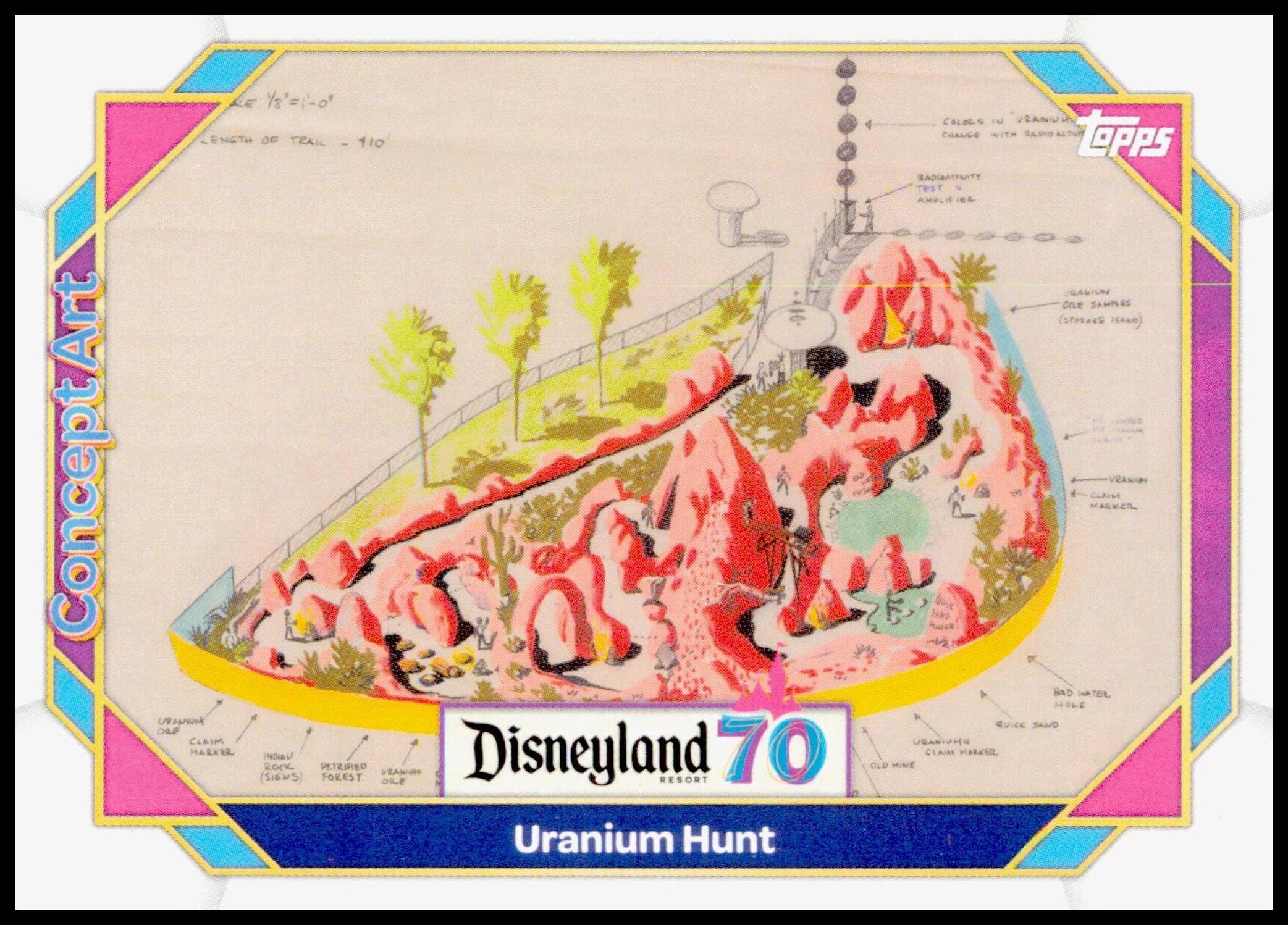 2025 Topps Disneyland 70th Anniversary Uranium Hunt Card