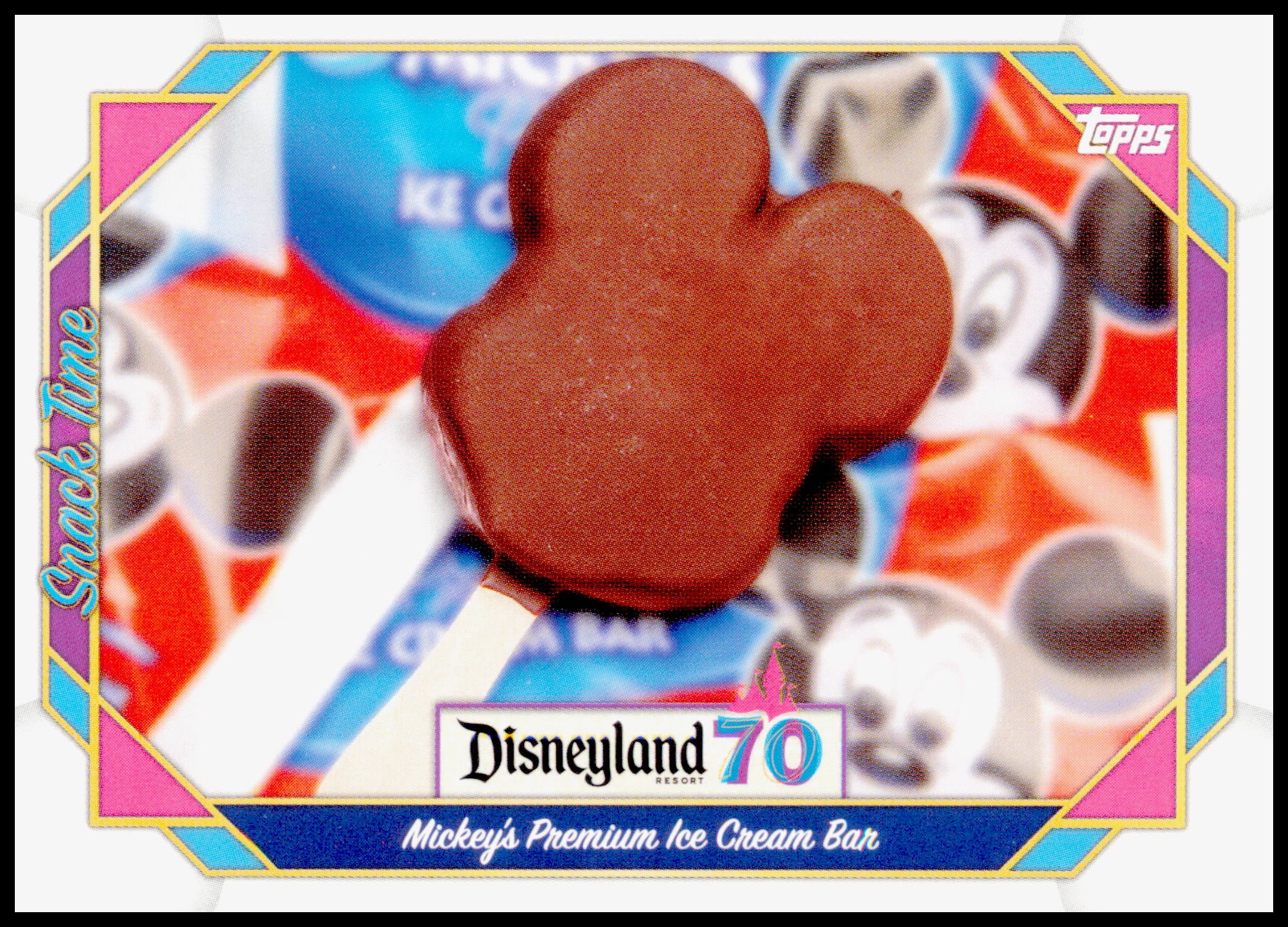 2025 Topps Disneyland 70th Anniversary Mickey's Premium Ice Cream Bar Card
